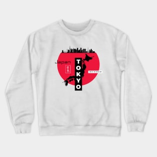 Tokyo Japan land of the rising sun Crewneck Sweatshirt